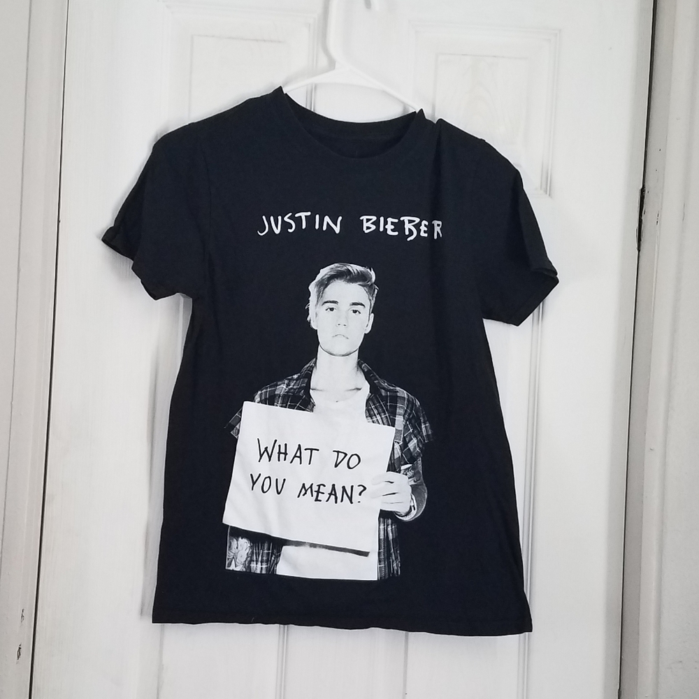 Justin Bieber What do You Mean shirt size small